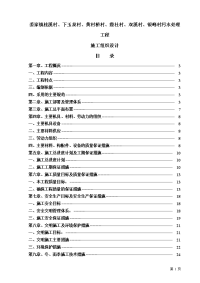 污水处理工程专业技术标