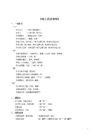 高中语文必修一二文言文知识点归纳75909