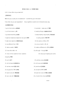 初二上册英语语法知识点总结