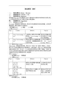 小学英语全册教案