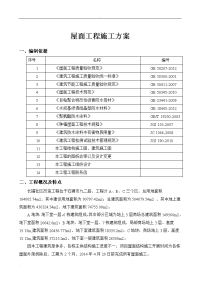 福建某社区改造工程项目屋面工程施工方案(含大样图、施工图)