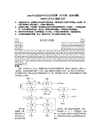 2001全国高中学竞赛决赛(冬令营)理论试题及解答