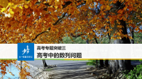 高考数学专题复习课件：高考专题突破三　高考中的数列问题