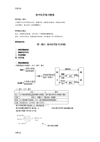 初中化学总复习教案设计内容