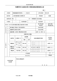 市政给排水管道工程检验批质量验收记录文本表-(1)