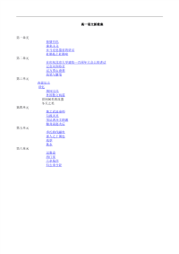 新课标人教版高中语文必修1教案