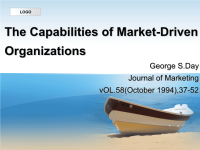 市场营销thecapabilitiesofmarketdrivenorganizations