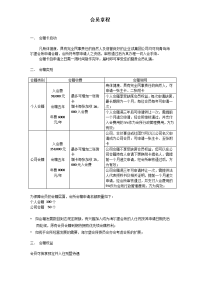 交付印刷会员章程及入会申请表小册子文字稿