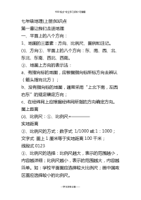 初中地理中考会考知识点总结