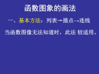 高中数学教案课件—函数图像的画法