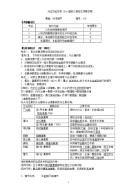 2014届高三理综生物教学案033体液调节