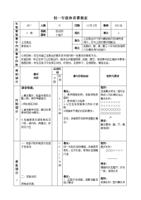 初中精品公开课立定跳远教案