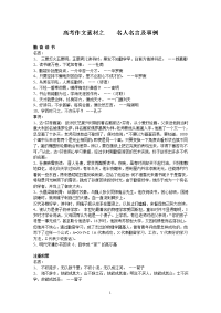 高考作文素材之    名人名言及事例