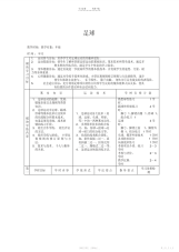 【教案】高中体育足球教学教案