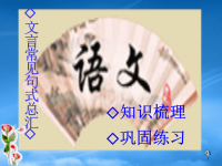 高中语文 文言文常见句式总汇课件 人教必修2