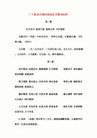 小学语文(1-5册)名言警句.doc