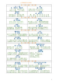 人教版小学语文古诗词全汇总