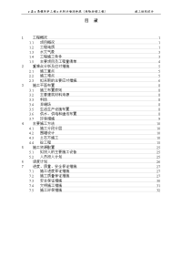 xx镇防护工程防洪墙延伸段抢险后续工程防洪墙、排洪隧洞、拦洪坝、排涝泵站施工组织设计