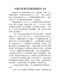 乡镇分管领导党建述职报告xx.doc