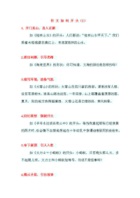 小学作文开头（2）.doc