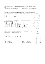 2021年初中物理测试卷