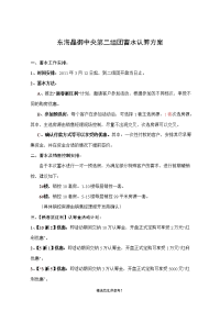 高度蓄水及价格方案.doc