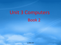 高中英语：Unit 3 《Computers》课件 新人教必修2