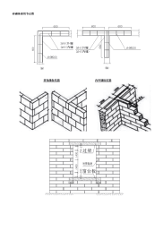 砖砌体通用节点图