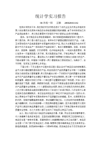 统计学实习报告new