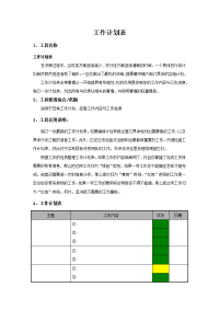 工作计划表(常用工具).doc