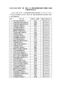 九江2013年第一批一般小（2）型水库除险加固工程施工和