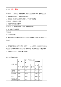 初中地理(长江、黄河)教学案(无答案) 教案