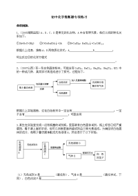 初中化学推断题专项练习