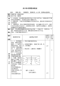 高中体育课篮球教案 (2)