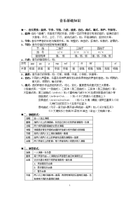 新  音乐复习资料