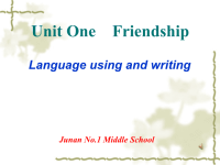 人教版高中英语必修1《Unit 1 Friendship》课件