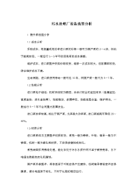 污水处理方法厂设备选型分析