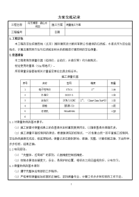 测量方案施工交底