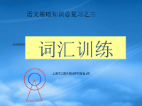 高中语文 《词汇训练 专题》复习课件 旧人教