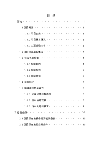 酒精厂废水处理扩建工程可研报告(1)