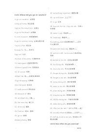 人教版初二上册英语语法