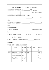 高考生物冲刺复习教案9