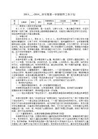 王艳波小学-教师工作计划表格822