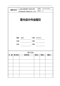 房地产室内设计作业指引精选