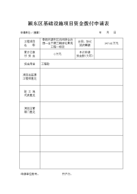 工程款支付申请表(4)