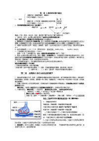 高中生物必修三第一章第二章复习资料