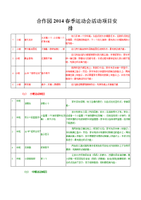 合作园运动会策划方案