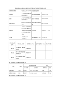 利州区长房梁水库除险加固工程施工标段评标结果公示