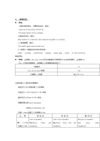 初中英语时态总结1