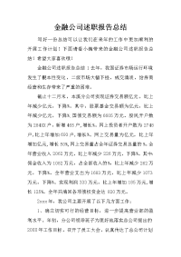 金融公司述职报告总结.doc